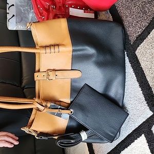 new, but blue stain on brown side